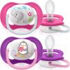 Philips Avent māneklītis Ultra Air Animals, 6-18M (2 gab), meitenēm - SCF080/08