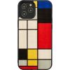 MAN&WOOD case for iPhone 12/12 Pro mondrian wood black