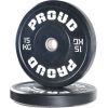 Svaru ripa BUMPER TRAINING PLATE BLACK PROUD : 15kg