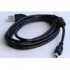 Gembird USB 2.0 A- MINI 5PM 1,8m cable with ferrite core