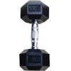 Toorx Hex rubber dumbbell 10kg