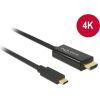 KAB USB-C > HDMI (ST-ST) 1m 4K 30Hz DeLOCK Black