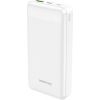 Borofone BJ19A INCREDIBLE power banka 20000 mAh / 2 x USB balta