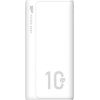 SILICON POWER QP15 Powerbank External battery 10000 mAh 2x USB QC 3.0 1x USB-C PD (SP10KMAPBKQP150W) White