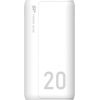 SILICON POWER GS15 Powerbank External battery 20000 mAh 2x USB 2.1A (SP20KMAPBKGS150W) White