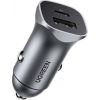 UGREEN CD130 Car Charger, USB-A+PD 3.0, USB-C, QC3.0 30W (Grey)