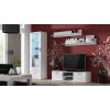 Cama Meble SOHO 7 set (RTV140 cabinet + S1 cabinet + shelves) White / White glossy