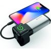 Swissten 2in1 6700 mAh Power Bank / MFi Lightning kabelis / Apple Watch bezvadu lādētājs / Sudrabs