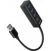 AXAGON HUE-M1AL 4x USB 3.2 Gen 1 MINI hub, metal, 1.2m USB-A cable