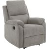 Armchair SABIA recliner, light grey