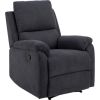 Armchair SABIA recliner, dark grey