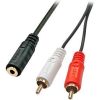 CABLE ADAPTER AUDIO/VIDEO/0.25M 35677 LINDY