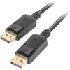 Lanberg CA-DPDP-10CC-0005-BK DisplayPort cable 19 PIN V1.2 0.5M 4K Black