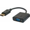 Savio CL-90 video cable adapter 0.2 m DisplayPort VGA (D-Sub) Black