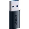 Baseus Ingenuity USB-A to USB-C adapter OTG (blue)