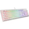 Genesis THOR 303 Gaming keyboard, RGB LED light, US, White, Wired, Brown Switch