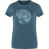 Fjallraven Arctic Fox Print T-Shirt W / Indigo zila / XS