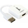 Adapteris Lindy DisplayPort - HDMI 0.15m (38146)