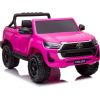 Bērnu vienvietīgs elektromobilis - Toyota Hilux DK, rozā krāsā