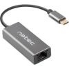 Natec Ethernet Adapter Cricket 1GB USB3.1 Type-C to RJ45, Gray