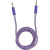 Tellur Basic audio cable aux 3.5mm jack 1m purple