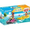 Playmobil PLAYMOBIL 70906 Starter Pack Water Scooter with Banana Boat Construction Toy