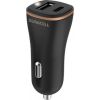 Car Charger USB, USB-C 27W Duracell (Black)