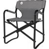 Coleman Steel Deck Chair 2000038340,  kempinga krēsls (grey/black)