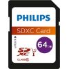 Philips SDXC 64 GB Class 10 UHS-I/U1 V10 (FM64SD55B/10)