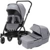 Britax - Romer BRITAX Ratiņi GO NEXT² BLACK Grey Melange 2000029406