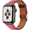 Кожаный ремешок Fusion для Apple Watch 42 / 44 мм красный