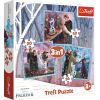 TREFL FROZEN Комплект пазлов 3в1 Холодное сердце 2