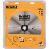 Griešanas disks kokam DeWalt DT1184-QZ; 305x30 mm; 80T; 5°