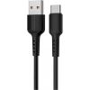 Borofone X16 USB-C kabelis 100cm melns