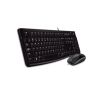 Logitech MK120 Keyboard and Mouse Eng + Rus  Black USB