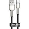 USB cable for USB-C Baseus Cafule, 66W, 0.25m (black)