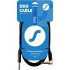 SSQ JMPJMK2 SS-1440 Cable Jack Mono - Jack Mono (90 degree angle) 2 m Black