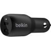 Belkin Dual Car Charger 2x USB-C 3 A  (CCB002btBK)