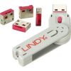 Lindy port lock 4pcs. with - Code red