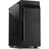 Inter-Tech A-3411 Creek, tower case (black, Tempered Glass)