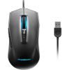 Lenovo IdeaPad Gaming M100 RGB Gaming Mouse, Black, Ergonomic shape; 2 zone RGB; 7-colour circulating backlight; 1000 rps report rate, Wired via USB 2.0