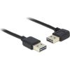 Delock USB 2.0 A-A 90° Easy USB - bk 5m