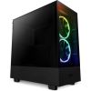 NZXT H5 Elite All Black, tower case (black, tempered glass)