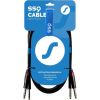 SSQ JSJS3 SS-1458 Cable 2x Jack Stereo - 2x Jack Stereo 3 m Black