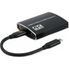 Gembird A-CM-HDMIF2-01 USB-C to dual HDMI adapter, 4K 60Hz, black