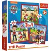 TREFL PAW PATROL Pužļu komplekts 3in1