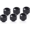 Alphacool Eiszapfen PRO 13mm HardTube Fitting G1 / 4 - Deep Black Sixpack, connection