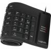 Logilink Flexible waterproof Keyboard USB + PS/2 ID0019A  Flexible keyboard, DE, Black