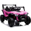 Dubultā elektriskā automašīna S618 4x4, rozā krāsā