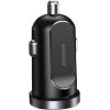 Car charger Joyroom C-A08, 1x USB QC3.0, 1x USB-C PD 30W (black)